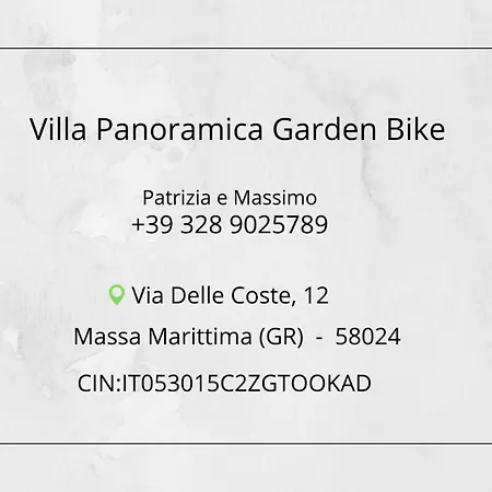 Panoramica Garden Bike Appartamento